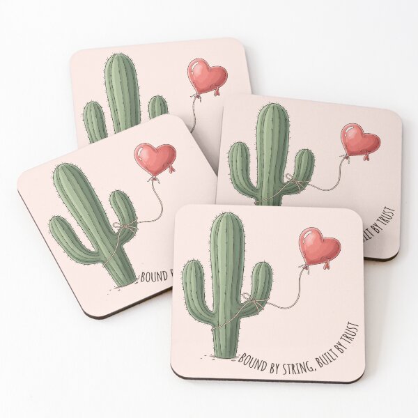 Item preview, Bound By String Built By Trust Cute Cactus Balloon designed and sold by Amir Faysal.