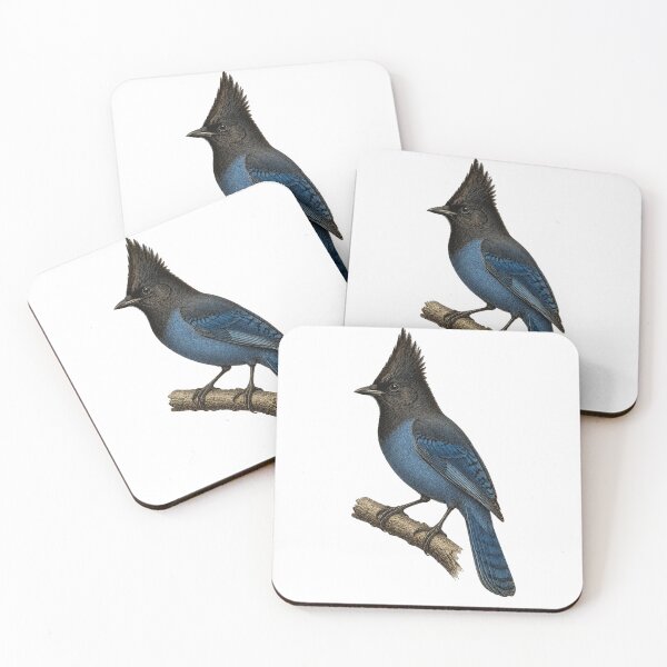 Item preview, Steller's Jay Mountain Bird designed and sold by KrungiT Design .