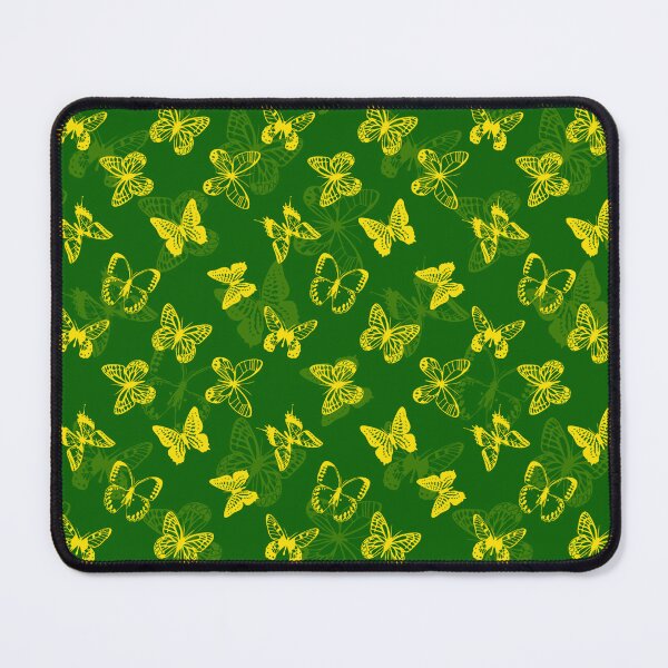 Item preview, Green and Yellow Butterfly Pattern Design designed and sold by PatternTitan.