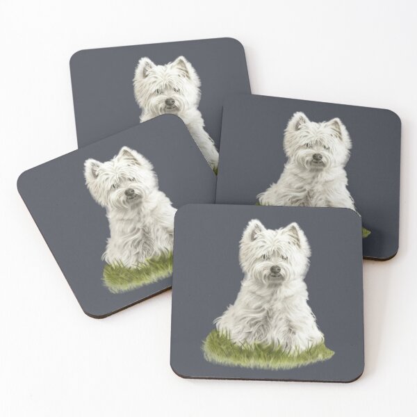 Item preview, West Highland White Terrier Original Freehand Illustration, DOG designed and sold by JoyfulWhimsy.