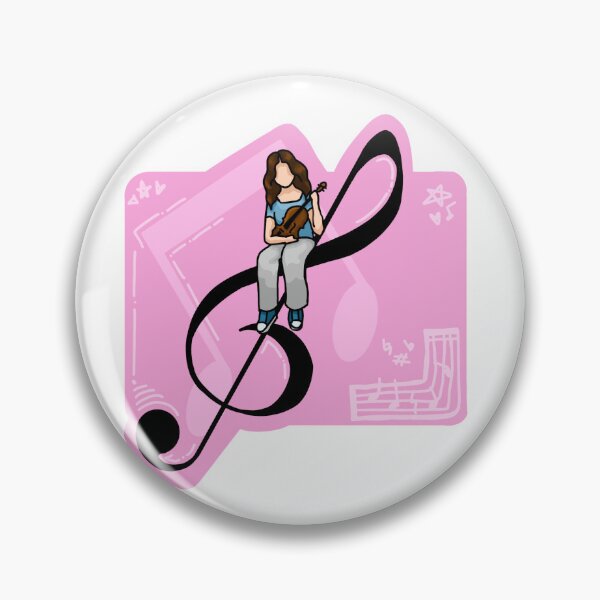 Item preview, Violinista en clave de sol designed and sold by hyunyoungs_art.