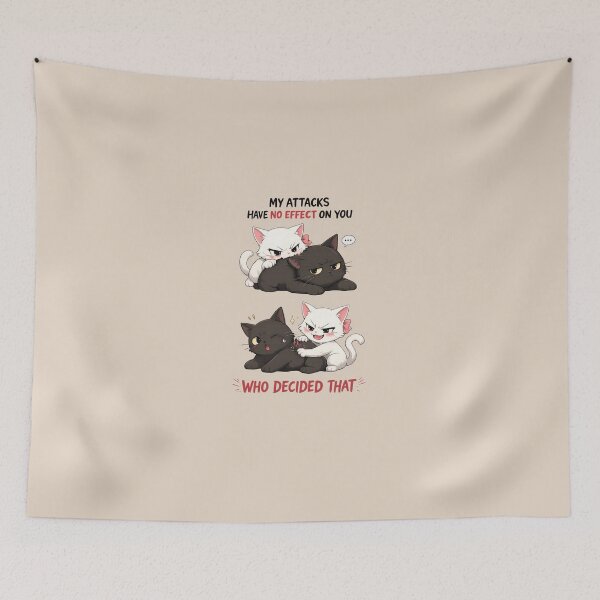Item preview, Who Decided That Cats designed and sold by Cute N' Nerdy.