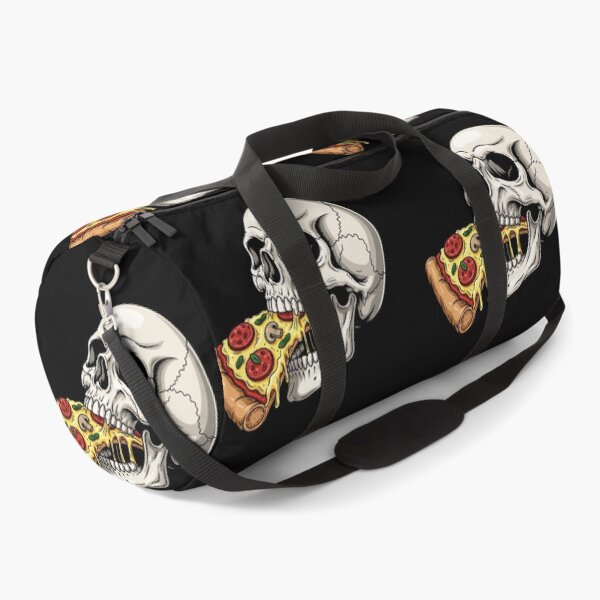 Item preview, Skull Eating Pizza Slice Edgy Halloween Streetwear designed and sold by Amir Faysal.