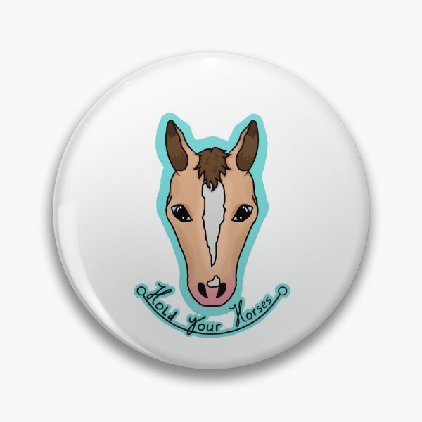 Item preview, Pearl Horse Light Nose (Hold Your Horses) designed and sold by EquusStickers.