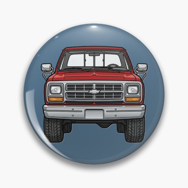 Item preview, Classic Red Chevy Square Body Pickup Truck designed and sold by Late Theory.