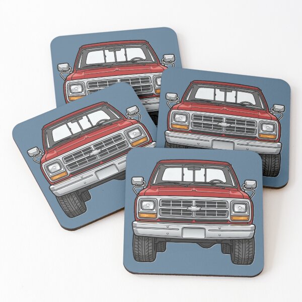 Item preview, Classic Red Chevy Square Body Pickup Truck designed and sold by Late Theory.