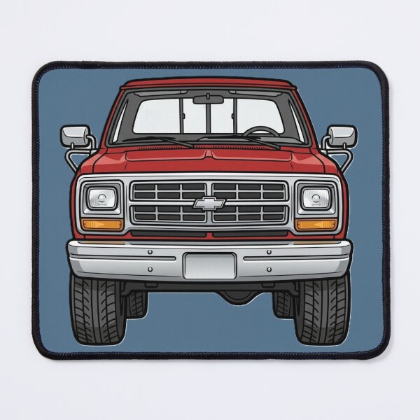 Item preview, Classic Red Chevy Square Body Pickup Truck designed and sold by Late Theory.