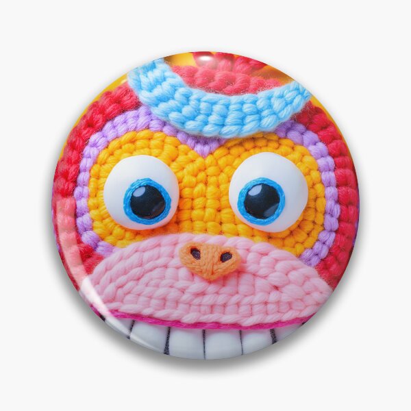 Item preview, Cute Knitted Purple Monkey Cartoon 3 designed and sold by canvahub.