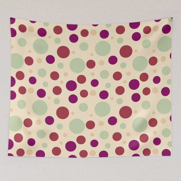 Aperçu de l'œuvre Nordic Bloom | Motif Moderne de Cercles | Design Botanique Scandinave créée et vendue par ViviNyks.