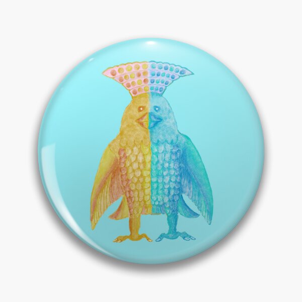 Item preview, An asymmetrically colored bird designed and sold by greenPQBstudio.