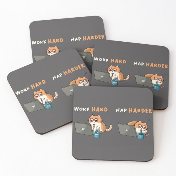 Item preview, Work hard nap harder designed and sold by Freecheese.