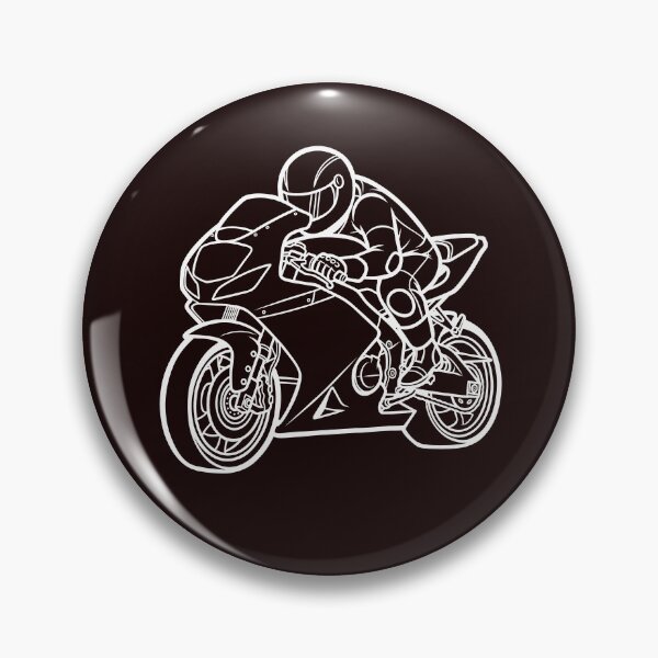Item preview, Sport Motorcycle Rider Line Art Illustration designed and sold by ArtPer-design.