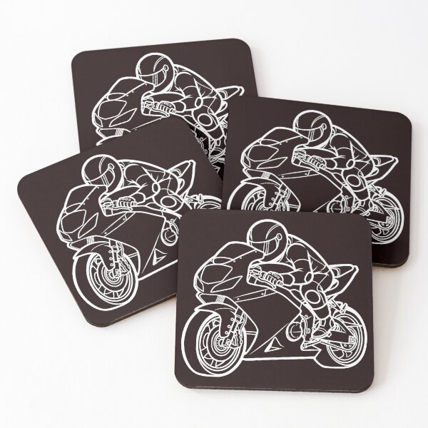 Item preview, Sport Motorcycle Rider Line Art Illustration designed and sold by ArtPer-design.