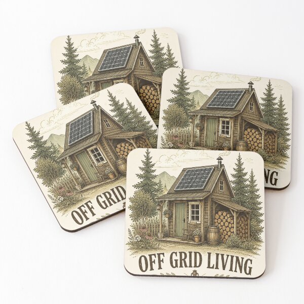 Aperçu de l'œuvre Off Grid Living Farmhouse créée et vendue par SunnyDesign82.