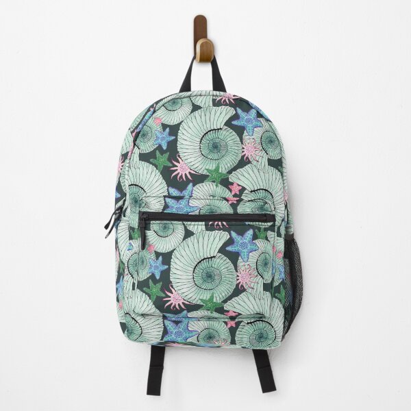 Item preview, Ammonite Garden – Hawthorne Green Ocean Pattern designed and sold by Piret Victoria Ribas.