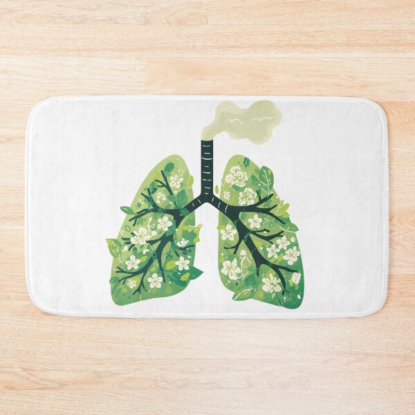 Item preview, Floral Lungs Organic Anatomy Smoking Trachea Leaves Flower Nature Streetwear Graphic designed and sold by DesignArtist.ia.