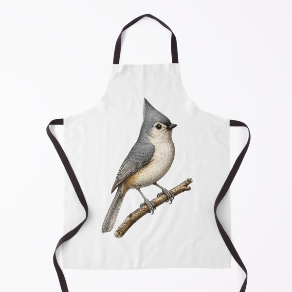 Item preview, Tufted Titmouse Woodland Bird designed and sold by KrungiT Design .