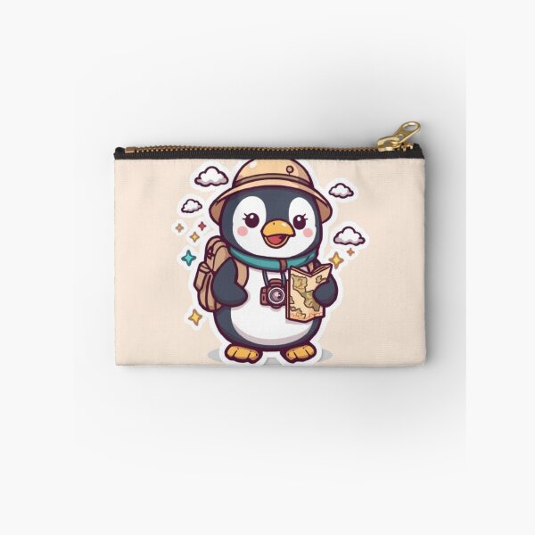 Item preview, Cute Penguin Backpacker Sticker | Kawaii Travel Penguin Adventure Gift designed and sold by Stylestickers55.