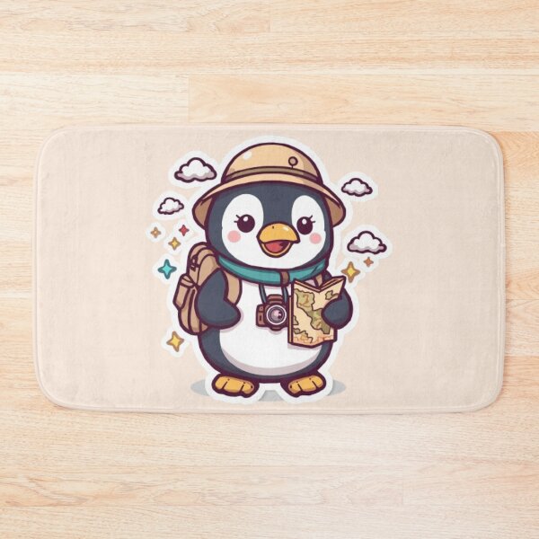 Item preview, Cute Penguin Backpacker Sticker | Kawaii Travel Penguin Adventure Gift designed and sold by Stylestickers55.