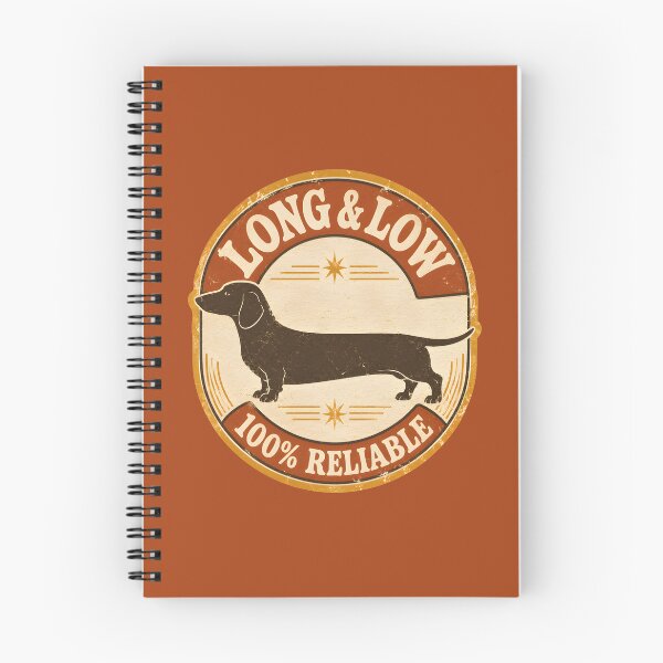 Item preview, Vintage Dachshund Long & Low Retro Badge Funny Wiener Dog designed and sold by dreephic22.