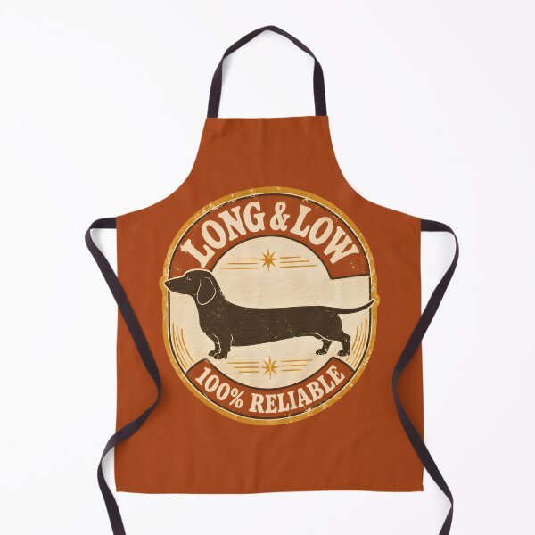 Item preview, Vintage Dachshund Long & Low Retro Badge Funny Wiener Dog designed and sold by dreephic22.