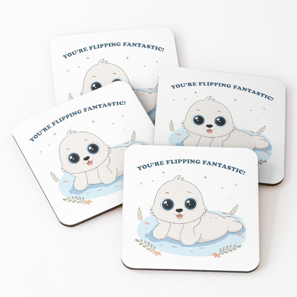 Item preview, Whimsy Sea Friend Seal (You're Flipping Fantastic!) designed and sold by MascarenoM.