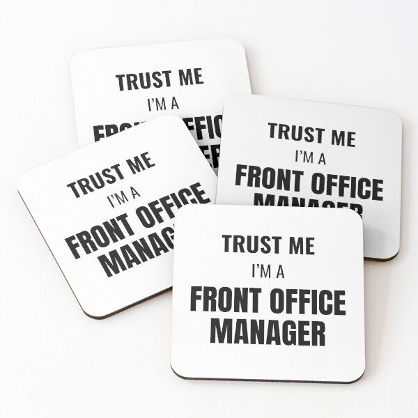 Item preview, Trust Me I'm a Front Office Manager (Black) designed and sold by ShipCrewNation.