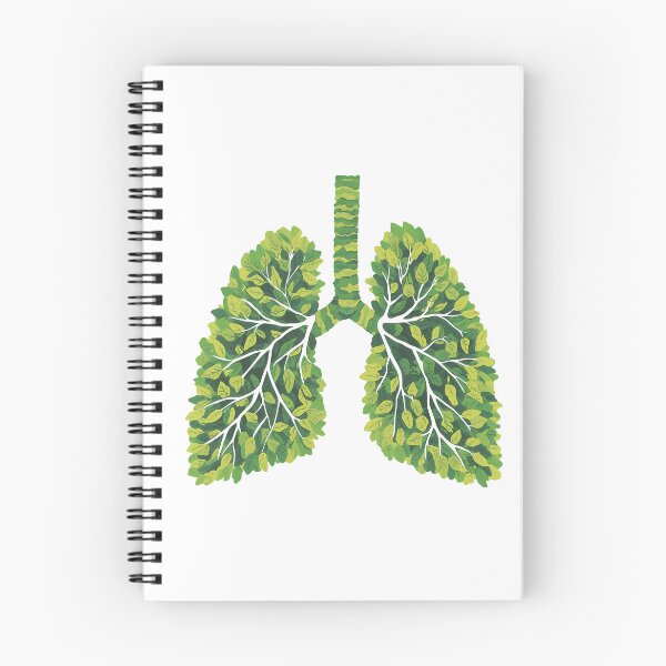 Item preview, Green Leaves Lungs Vintage Botanical Anatomy Nature Forest Streetwear Graphic designed and sold by DesignArtist.ia.