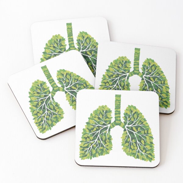 Item preview, Green Leaves Lungs Vintage Botanical Anatomy Nature Forest Streetwear Graphic designed and sold by DesignArtist.ia.