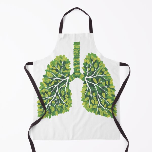 Item preview, Green Leaves Lungs Vintage Botanical Anatomy Nature Forest Streetwear Graphic designed and sold by DesignArtist.ia.