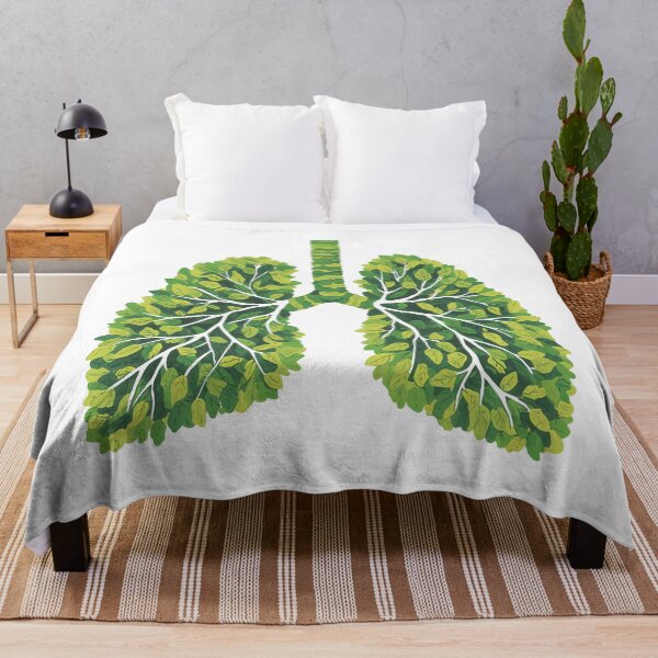 Item preview, Green Leaves Lungs Vintage Botanical Anatomy Nature Forest Streetwear Graphic designed and sold by DesignArtist.ia.