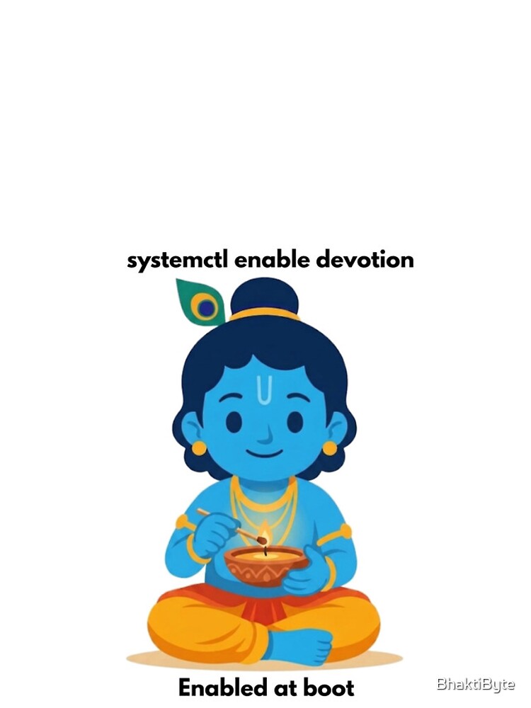 Thumbnail 4 of 4, iPhone Case, systemctl enable devotion | Linux Developer Sticker | Tech Humor designed and sold by BhaktiByte.