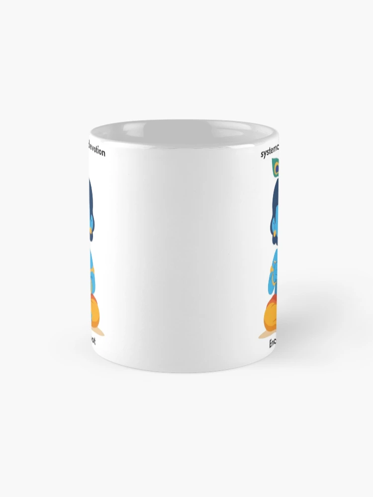Thumbnail 4 of 6, Coffee Mug, systemctl enable devotion | Linux Developer Sticker | Tech Humor designed and sold by BhaktiByte.