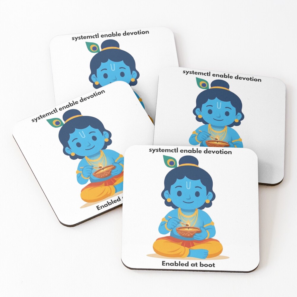 Item preview, Coasters (Set of 4) designed and sold by BhaktiByte.
