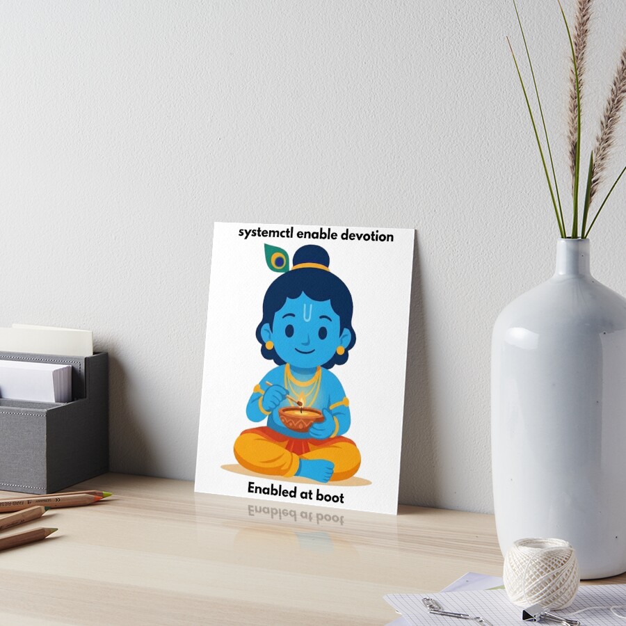 Item preview, Art Board Print designed and sold by BhaktiByte.
