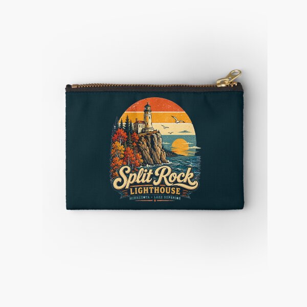 Item preview, Split Rock Lighthouse Minnesota Vintage Travel Shirt | Lake Superior Retro Coastal Adventure Design designed and sold by Globalcitytees.