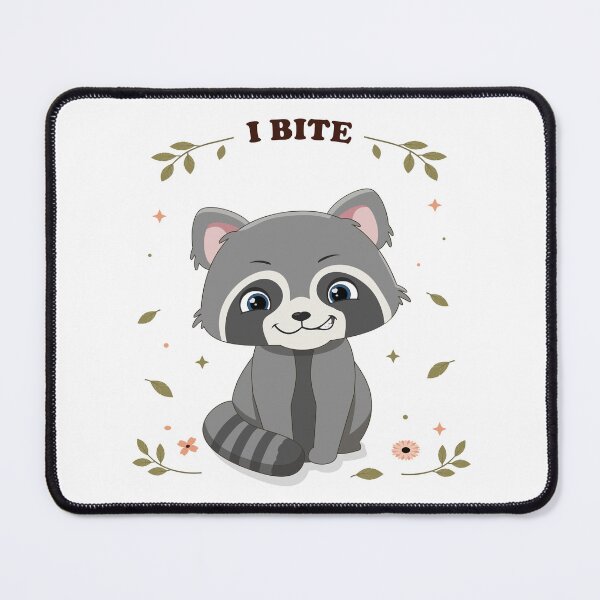 Item preview, Whimsy Woodland Raccoon (I Bite) designed and sold by MascarenoM.