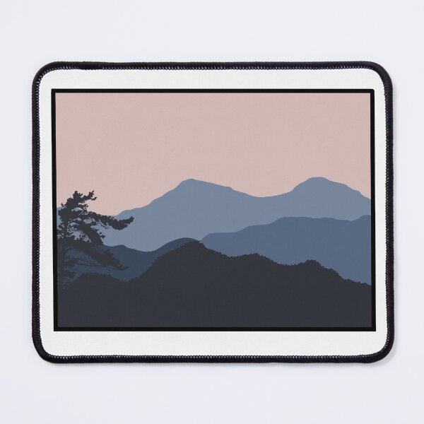 Item preview, Retro Pacific Coast Mountains designed and sold by MirelaBadea.