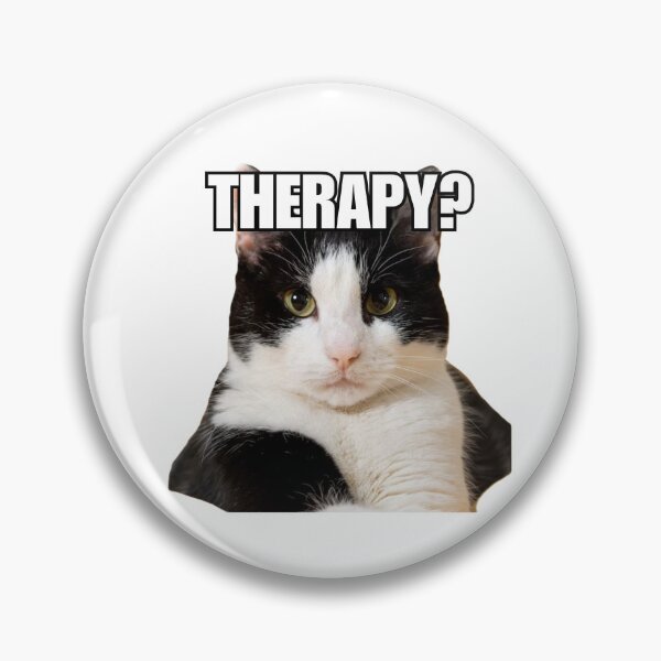 Item preview, Cat Meme 'Therapy?' designed and sold by Late Theory.