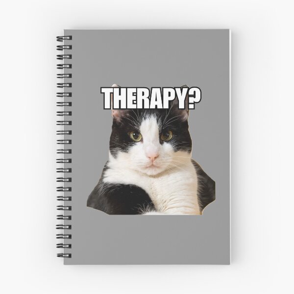 Item preview, Cat Meme 'Therapy?' designed and sold by Late Theory.