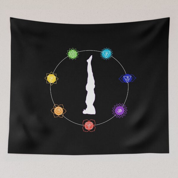 Item preview, Crown Chakra Yoga - Forearm Stand Pose, Male Figure designed and sold by TheThankfulTyne.