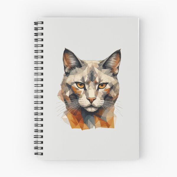 Item preview, Geometric Maine Coon - Modern Pet Art designed and sold by Tklezardesigns.