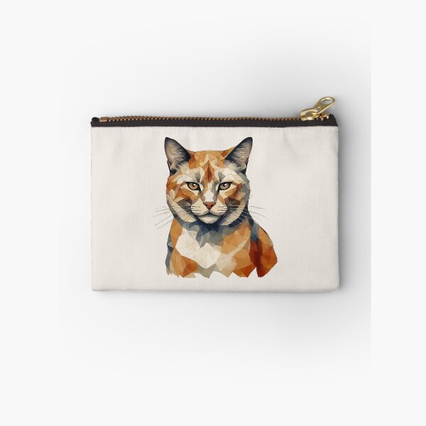 Item preview, Geometric Calico - Modern Pet Art designed and sold by Tklezardesigns.