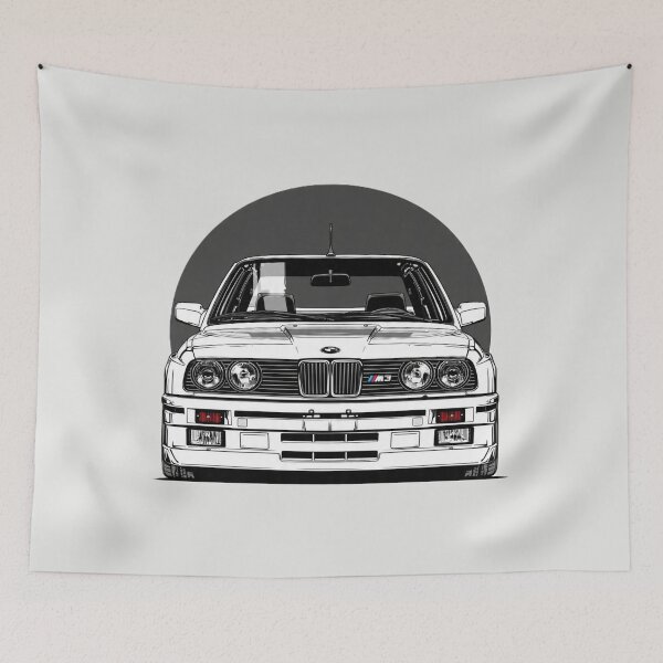 Item preview, Vintage Bavarian silhouette icon art м3 designed and sold by Late Theory.