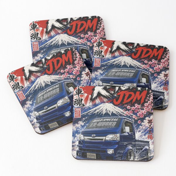 Item preview, Kei-Truck K-TORA JDM | Japanese Kei Truck & Mount Fuji Art designed and sold by SamuraiJAP.