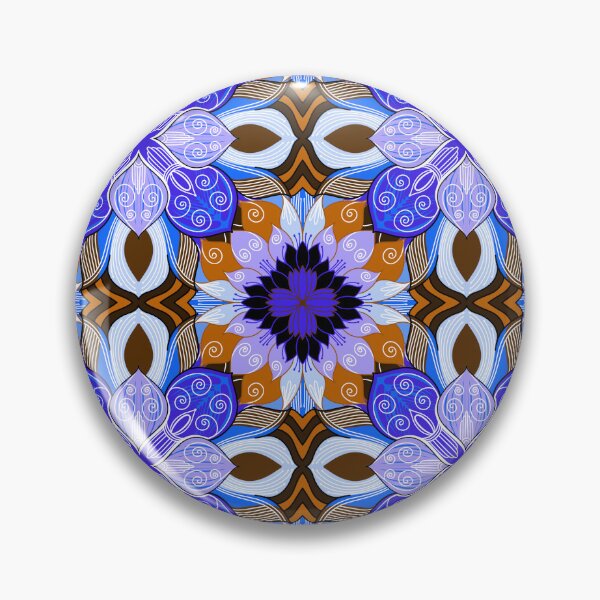 Item preview, Cobalt Kaleidoscope Mandala designed and sold by CO10store.