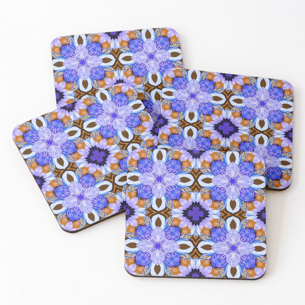 Item preview, Cobalt Kaleidoscope Mandala designed and sold by CO10store.