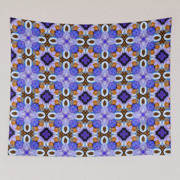 Item preview, Cobalt Kaleidoscope Mandala designed and sold by CO10store.