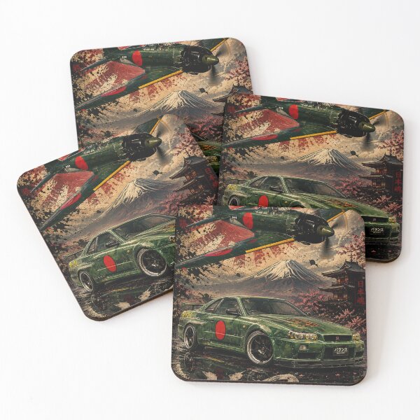 Item preview, JDM Legends Nissan Skyline GT-R R34 – Zero Fighter Tribute Edition designed and sold by SamuraiJAP.