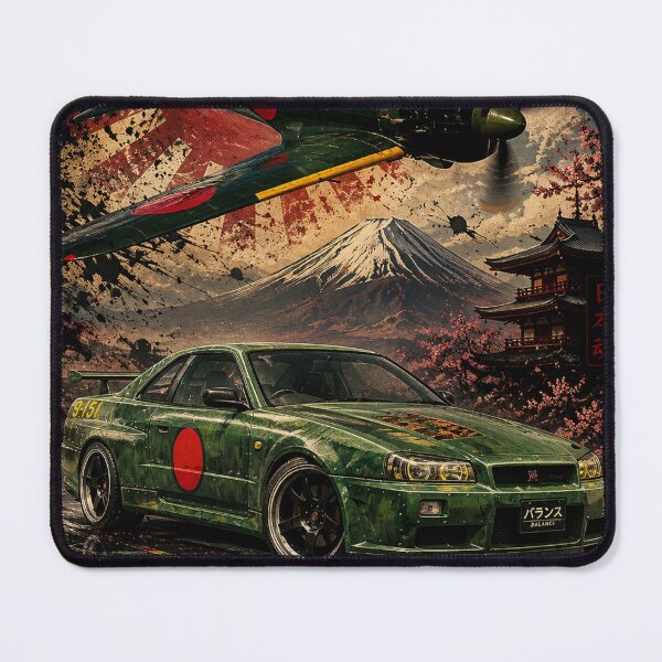 Item preview, JDM Legends Nissan Skyline GT-R R34 – Zero Fighter Tribute Edition designed and sold by SamuraiJAP.